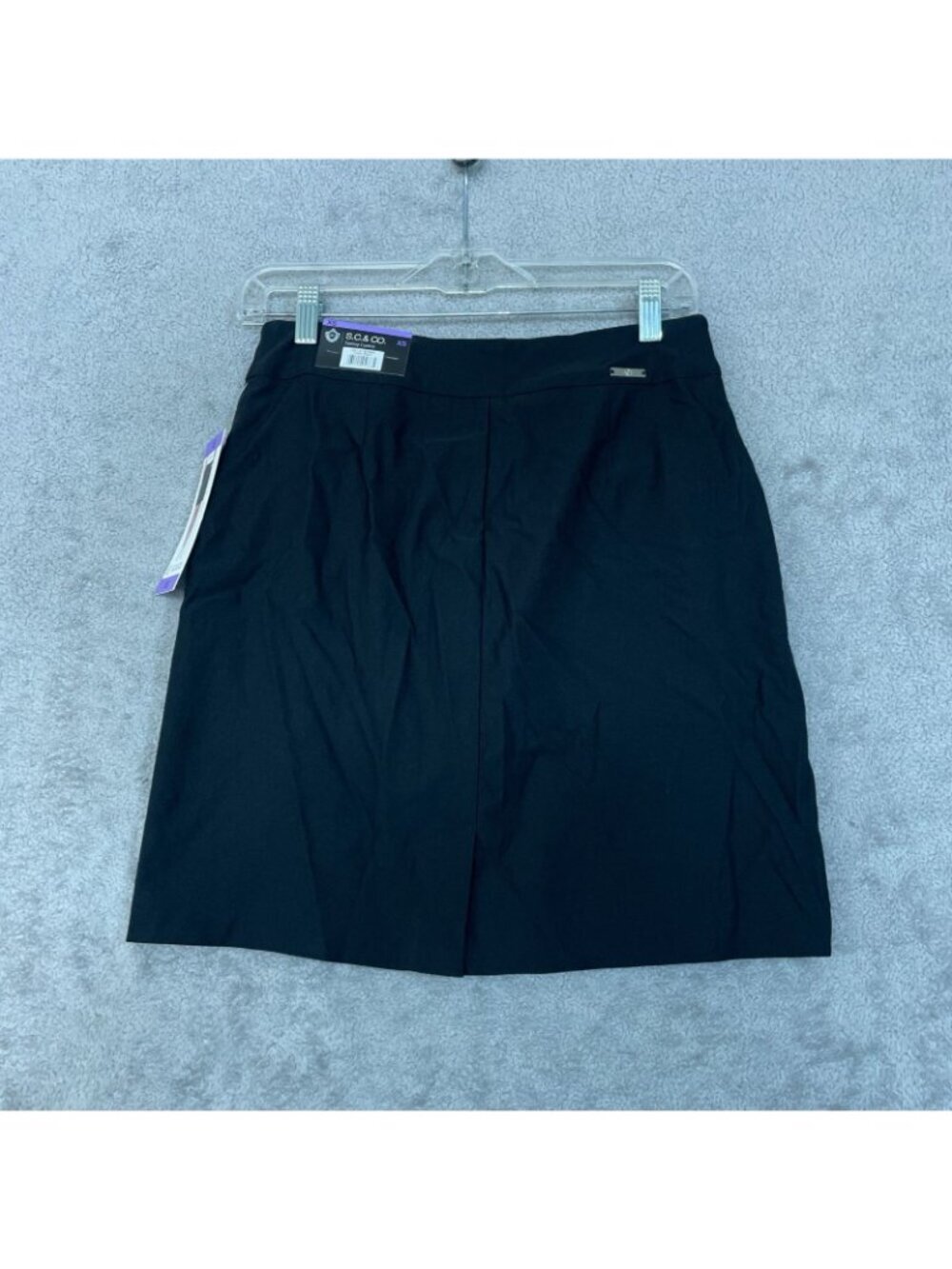 NWT S.C. & Co. Women's XS Tummy Control Black Pull-On Skirt Stretch B1390 - Picture 5 of 15